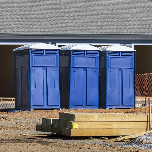 how can i report damages or issues with the porta potties during my rental period in Doland SD